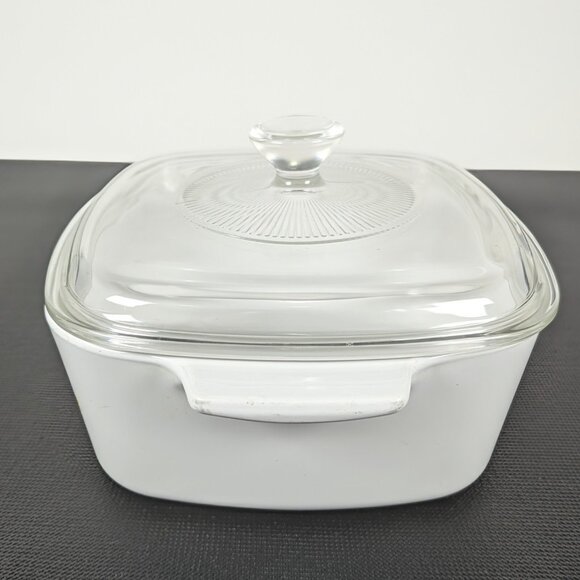 Vintage Corning Ware A-1 1/2-B Wild Flower Casserole Dish with Lid 1.5 Liter - Picture 4 of 7